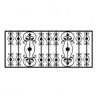 Решетка на окно КР-76 2000х840 мм (комплект элементов)