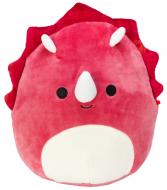 Мягкая игрушка SQUISHMALLOWS Трицераптор Тристан 31 см красный с белым 6672124 Мягкая игрушка SQUISHMALLOWS Трицераптор Тристан 31 см красный с белым 6672124