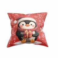 Подушка декоративная PENGIUN 45x45 см красный с рисунком La Nuit