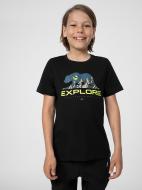 Футболка 4F TSHIRT M323 4FJSS23TTSHM323-20S р.158 чорний