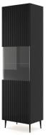 Витрина BIM Furniture Ravenna 1д 2150х600х420 мм черный матовый / черный матовый (RAVENNA_B_FOILED_MDF_GLASS_CAS)