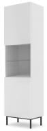 Витрина BIM Furniture Ravenna 1д 2170х600х420 мм черный / белый (RAVENNA_C_DIAMOND_MDF_HG_GLASS)