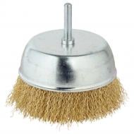 Щетка проволочная чашеобразная Ø 100 мм хвостовик Ø 6 мм (латунированная) Grad 9034105