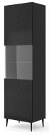 Вітрина BIM Furniture Ravenna 1д 2150х600х420 мм чорний / чорний (RAVENNA_C_DIAMOND_MDF_HG_GLASS)