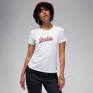 Футболка Jordan W J SS JORDAN SLIM TEE FN5389-100 р.L білий