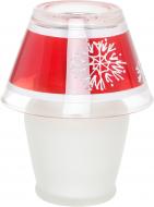 Свеча ароматическая белая ароматическая в стеклянной лампе 911072