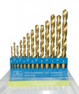 Набор сверл по металлу Sigma с титановым покрытием HSS-TiN 2-8 мм 13 шт. 1214041