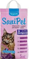 Наполнитель Природа бентонитовый SANI PET средний с лавандой 5 кг