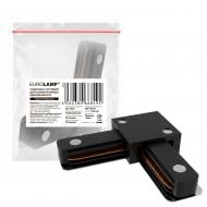 Коннектор Eurolamp для шинопровода черный CNCTR-TR(black)C