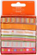 Набор лент из ткани С Днем рождения, 1 м 6 шт. Fantasia ribbon Набор лент из ткани С Днем рождения, 1 м 6 шт. Fantasia ribbon