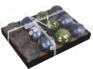 Набор елочных шаров Комплект № 7 d 80 мм 12 шт./уп.