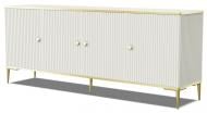 Комод BIM Furniture Petra 4д 1820x730x400 мм золотой/кашемир (PETRA_CABINET_182_4D_CASHMERE_)