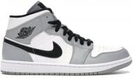 Кроссовки женские Jordan AIR 1 MID BQ6472-015 р.36,5 светло-серые