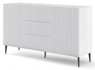 Комод BIM Furniture Ravenna 2д3ш 1500x870x420 мм черный матовый/белый матовый (RAVENNA_B_FOILED_MDF_CABINET_2)