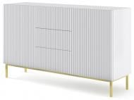 Комод BIM Furniture Ravenna 2д3ш 1500x890x420 мм золотой/белый матовый (RAVENNA_B_FOILED_MDF_CABINET_2)