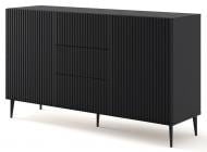 Комод BIM Furniture Ravenna 2д3ш 1500x870x420 мм чорний матовий/чорний матовий (RAVENNA_B_FOILED_MDF_CABINET_2)