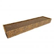 Когтеточка Croci ANIMALIER с принтом леопард и кошачьей мятой 48х12,5х5 см