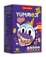 Кольца злаковые Добродія глазированные с ароматом клубники черной смородины яблока с маршмеллоу Yummoji 250 г