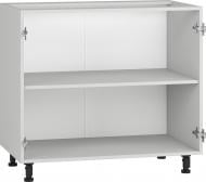 Тумба нижняя распашная 900x820x522 мм серый