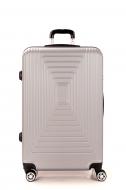 Чемодан 100 л серебряный MCS V360 на 4 колесах L 28"