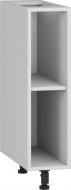 Тумба нижняя Грейд открытая 200x820x522 мм серый