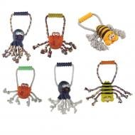 Игрушка для собак Tatrapet Dental Fun хлопковая веревка-паук 26 см в ассортименте (484,9) Игрушка для собак Tatrapet Dental Fun хлопковая веревка-паук 26 см в ассортименте (484,9)