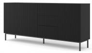 Комод BIM Furniture Ravenna 3д3ш 2000x890x420 мм чорний матовий/чорний матовий (RAVENNA_B_FOILED_MDF_CABINET_3)