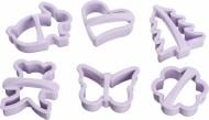 Набор форм для печенья Ardesto Tasty baking 6 шт. лиловый AR2308LP