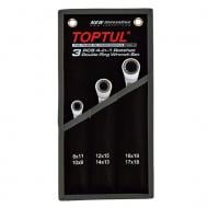Набор ключей накидных Toptul Pro-Series 4 шт. 8-18 мм GPAQ0301 GPAQ0301