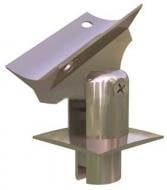 Шарнирное соединение Алюмініка квадратной стойки 40х40 с поручнем