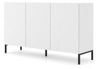 Комод BIM Furniture Surf 3д 1500x870x420 мм черный/белый матовый (SURF_CABINET_3D_150_WHITE_MAT_)