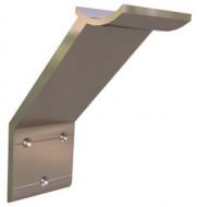 Крепление Алюмініка поручня овального 80х30 к стене