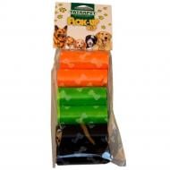 Пакеты для уборки за собаками Tatrapet с принтом косточки 6 x 15 шт.