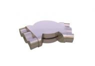 Поворот поручня Алюмініка овального 80х30 регулированный по горизонтали