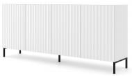 Комод BIM Furniture Wave 4д 2000x870x420 мм черный/белый матовый (WAVE_CABINET_200_4D_WHITE_MAT_)