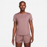 Футболка Nike W NK ONE CLASSIC DF SS TOP FN2798-208 р.M коричневый