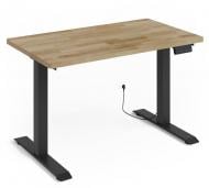 Стол компьютерный BIM Furniture Natural 1200х650х730 черный матовый / дуб натуральный