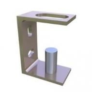 Держатель Алюмініка стойки овальной 50х25 боковой