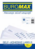 Етикетки Buromax самоклеящихся 100 аркушів BM.2819