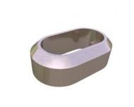 Фланец Алюмініка стойки овальной 50х25