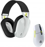 Навушники Logitech G435SE + мишка G305SE white (981-001162)