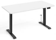 Стол компьютерный BIM Furniture BIMotion 1200х650х730 мм белый матовый / черный матовый