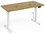 Стіл комп'ютерний BIM Furniture BIMotion 1200х650х730 мм дуб артізан / білий матовий