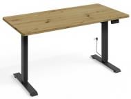 Стол компьютерный BIM Furniture BIMotion 1200х650х730 мм дуб артизан / черный матовый