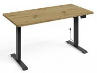 Стол компьютерный BIM Furniture BIMotion 1400х700х730 мм дуб артизан / черный матовый