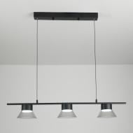 Люстра підвісна Luminaria Adel 3xGX53 прозорий із чорним ADEL P 3xGX53 BLACK