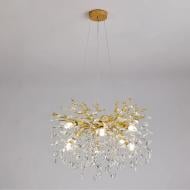 Люстра подвесная Luminaria Bella 8x60 Вт E14 Золотистая BELLA 8xE14 R600 GOLD