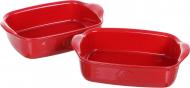 Набор форм для запекания Emile Henry 22х14 см Ovenware красний 2 шт