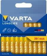 Батарейка щелочная Varta Longlife AAA (мизинчиковые) 20 шт. (4103101720)