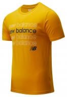 Футболка New Balance MT01910VGL р.M жовтий